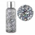 Sclipici gel pentru fata si corp Laura Serna de 35 ml Cod W505B Arginiu cu Reflexii Sclipici gel pentru fata si corp Laura Serna de 35 ml Cod W505B Arginiu cu Reflexii
